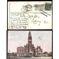 Canada-cover #10094 initially no stamp-Toronto,Ont Jul 8 1910 cancel-"Returned for