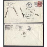 Canada-cover #5416-3c-Moose Jaw,Sask- H/S Not Called For-redirected-Returned to
