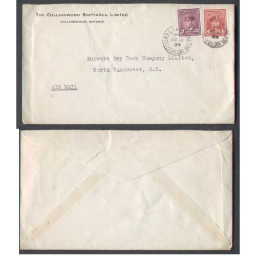 Canada-cover #5242-3c+4c-Hamilton & Meaford RPO/ No.8 [ O 105 RF 105 ]-