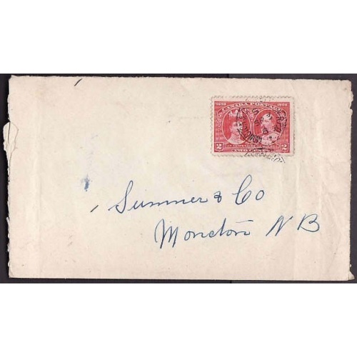 Canada-cover #10027-2c Tercentenary-Moncton & Campbellton RPO [ MA 166 RF 225