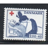 Denmark Sc B63 1983 Red Cross Nurse & Patient stamp mint NH