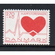 Denmark Sc B65 1984 Heart Foundation stamp mint NH
