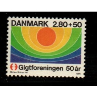 Denmark Sc B68 1986 Arthritis Association stamp mint NH