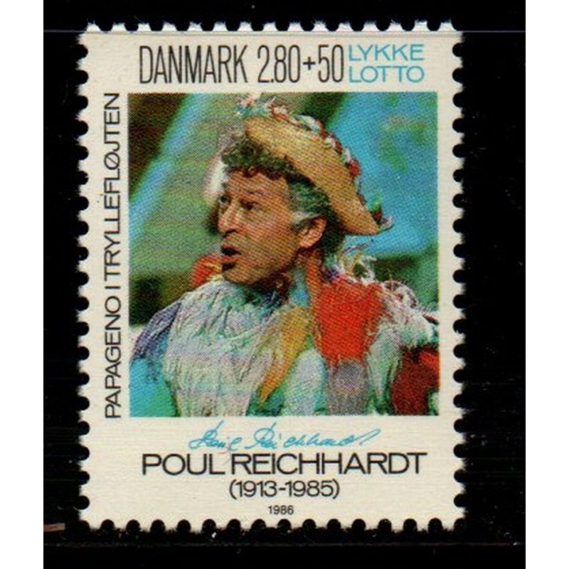 Denmark Sc B69 1986 Physically Handicapped  stamp mint NH