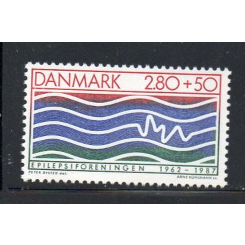 Denmark Sc B71 1987 Epileptic Foundation  stamp mint NH