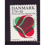 Denmark Sc B78 1993 YMCA stamp mint NH