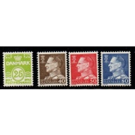 Denmark Sc 416-419 1965 Frederik IX stamp set mint NH