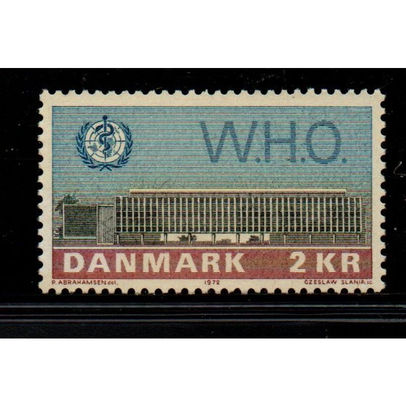 Denmark Sc 508 1972 WHO Building stamp mint NH