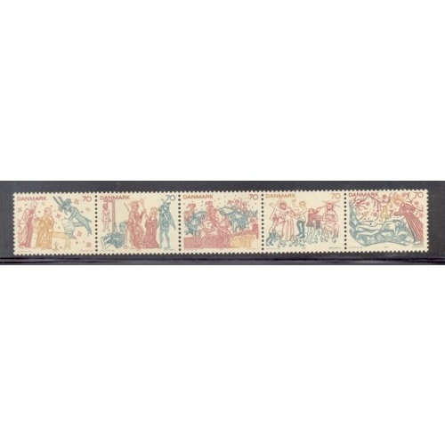 Denmark Sc 526-530 1973 Fresco stamp  set mint NH