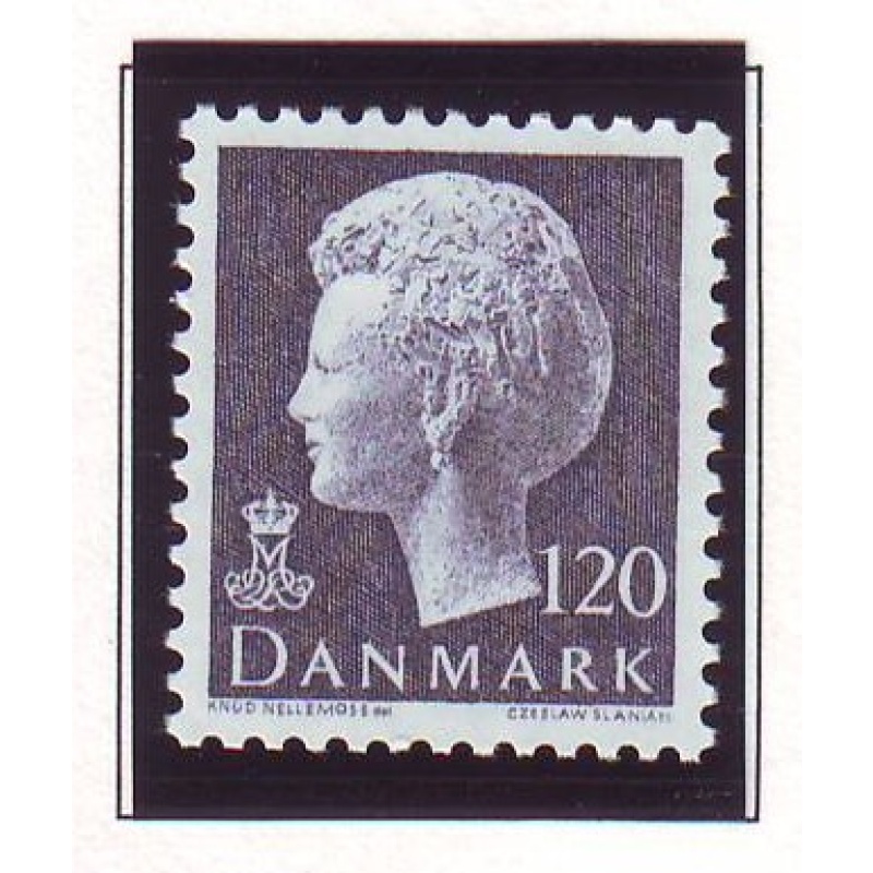 Denmark Sc 546 1974 120 ore slate Queen Margrethe stamp mint NH