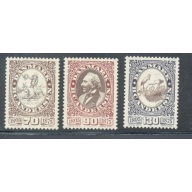 Denmark Sc 573-575 1975 Hans Christian Andersen stamp set mint NH