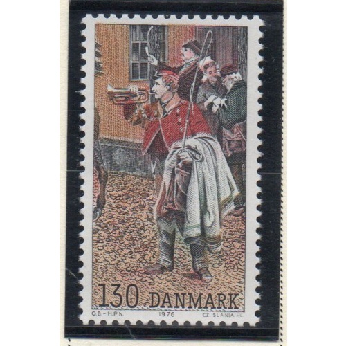 Denmark Sc 590 1976 HAFNIA '76 Postilion stamp  mint NH