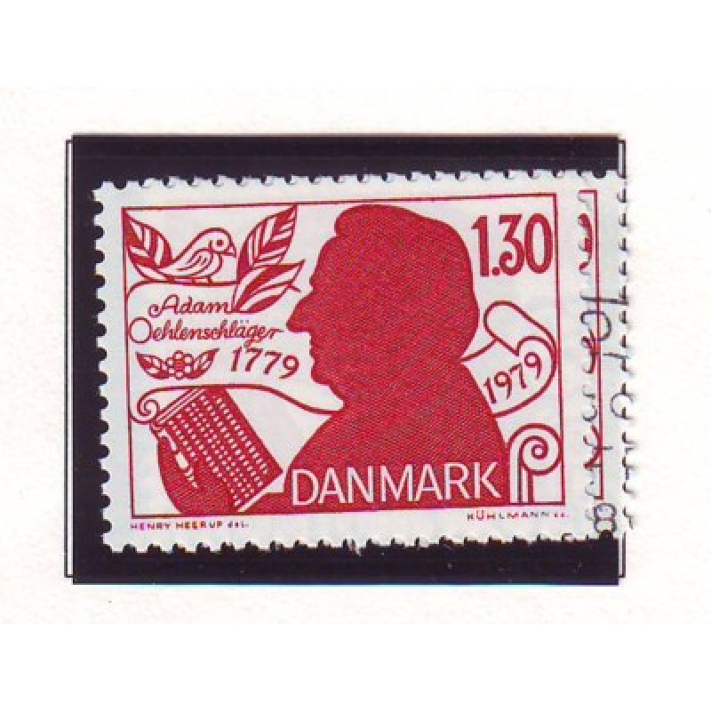 Denmark Sc 659 1979 Oehlenschlager stamp mint NH