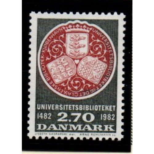 Denmark Sc 731 1982 University Library stamp mint NH