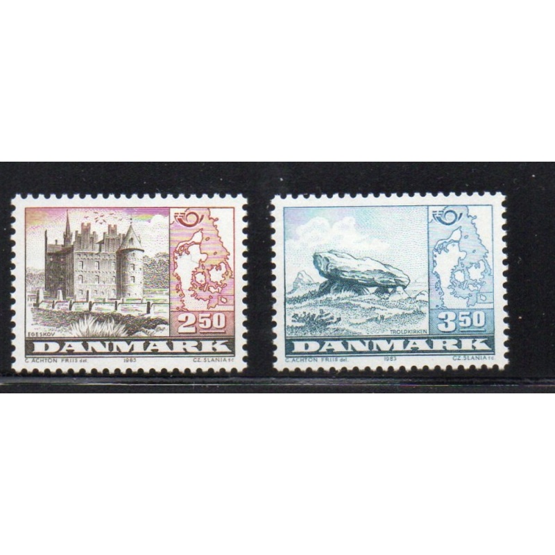 Denmark Sc 735-36 1983 Nordic Cooperation stamp set mint NH