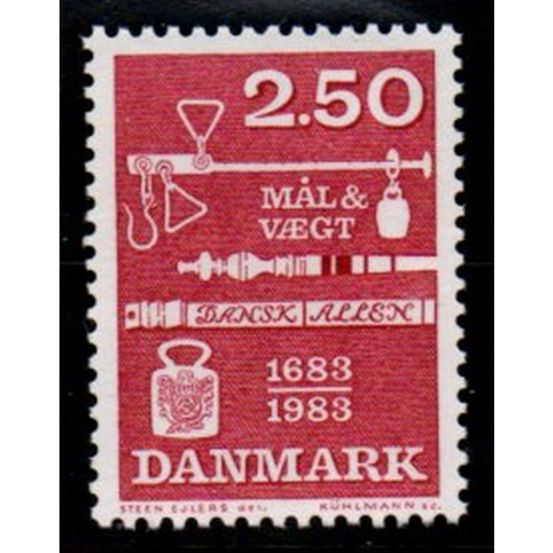 Denmark Sc 740 1983 Weights & Measures stamp mint NH