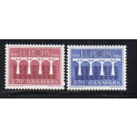Denmark Sc 755-56 1984 Europa stamp set mint NH