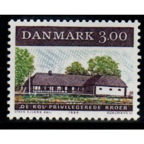 Denmark Sc 759 1984 17th Century Inn stamp mint NH