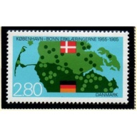 Denmark Sc 770 1985 Bonn-Copenhagen Declaration Anniversary stamp mint NH