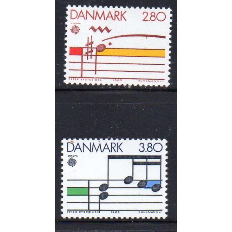 Denmark Sc 773-74 1985 Europa stamp set mint NH