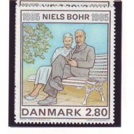 Denmark Sc 785 1985  100th Anniversary Birth of Bohr stamp mint NH