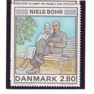 Denmark Sc 785 1985  100th Anniversary Birth of Bohr stamp mint NH
