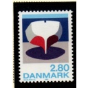 Denmark Sc 787 1985 Painting of Boat stamp mint NH