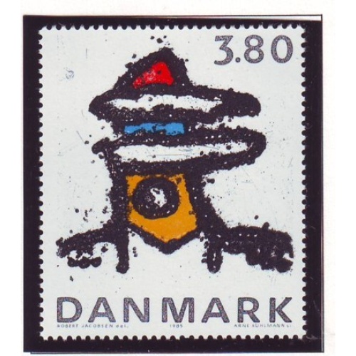 Denmark Sc 788 1985 Abstract Sculpture stamp mint NH