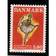 Denmark Sc 828 1986 Ballet Cupid stamp mint NH