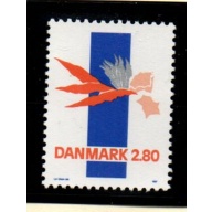 Denmark Sc 832 1987 Abstract Painting sramp mint NH