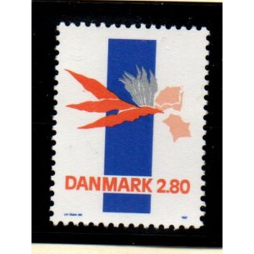 Denmark Sc 832 1987 Abstract Painting sramp mint NH