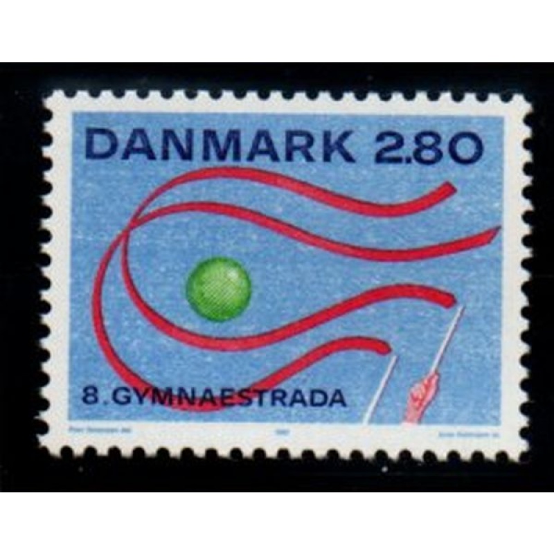 Denmark Sc 840 1987 Gymnaestrada stamp mint NH