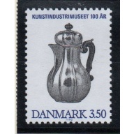 Denmark Sc 911 1990 Decorative Art Museum stamp mint NH