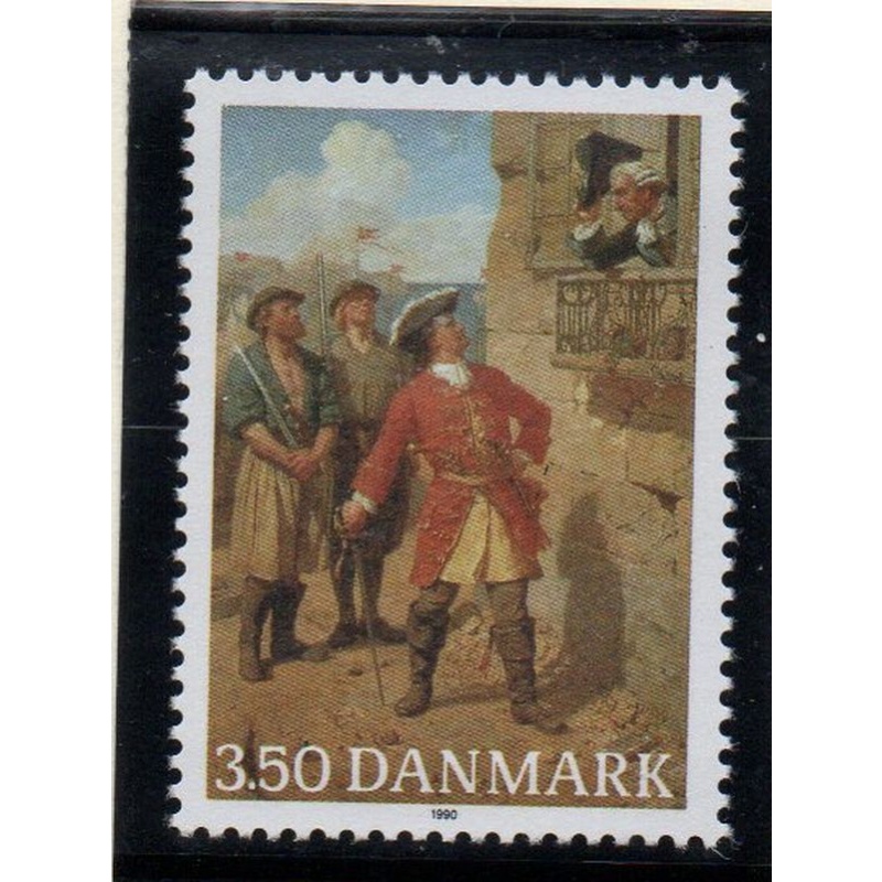 Denmark Sc 928 1990 Birth of Wessel stamp mint NH