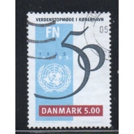 Denmark Sc 1021 1995 50th Anniversaru UN stamp used
