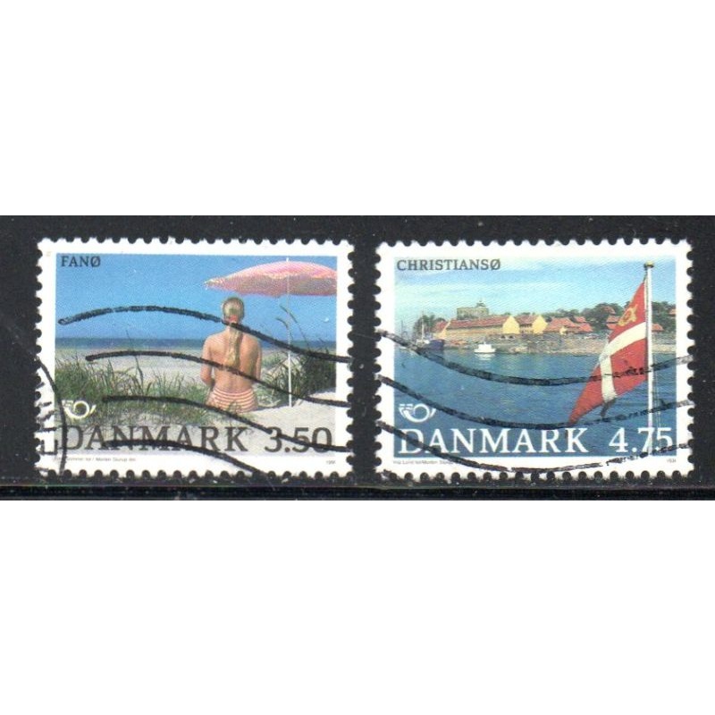 Denmark Sc 939-940 1991 Danish Islands tamp set used