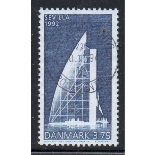 Denmark Sc 966 1992 Sevilla Expo 92 stamp used