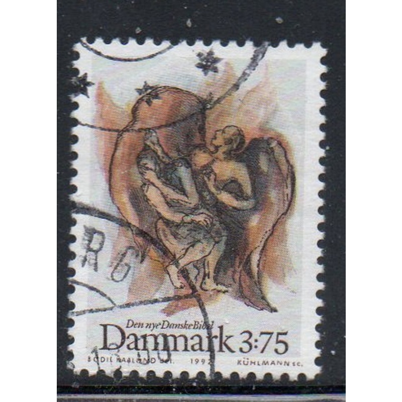 Denmark Sc 974 1992 Danish Bible stamp used