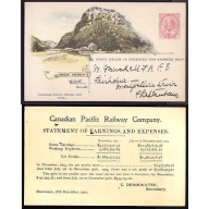 Canada-cover  #10007 - 1c Edward-Mount Stephen House-(CPR 41B)-addressed but unused