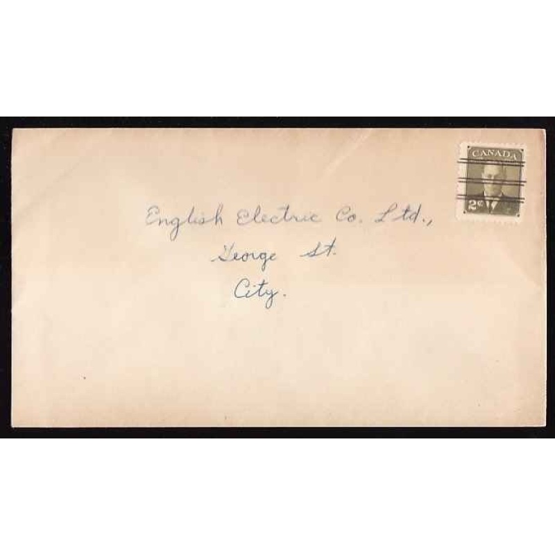 Canada-cover #12879-2c KGVI precancel-3c domestic printed matter rate -