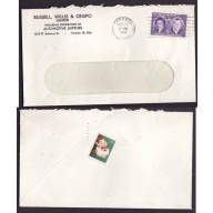 Canada-#9642 -4c Royal Visit-Toronto-Nov 23 1951-CC Russell,Willis & Crispo-Auto
