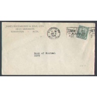 Canada-cover #5708-2c drop-coil[#161]-Edmonton-Aug 5 1929-CC James Richard