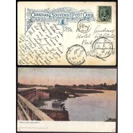 Canada-cover #10180-1c Edward-p/c-Jamaica-Lincoln Cnty-Welland,Ont-[short pays