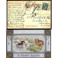 Canada-cover #10179-1c Edward-p/c-England-York Cnty-Toronto-[short pays