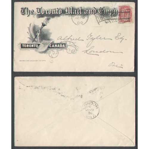 Canada-cover #4590-2c-York Cnty-Toronto,Ont-Toronto Mail & Empire