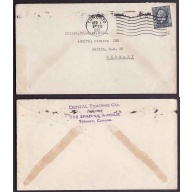 Canada-#9563 - 5c KGV medallion to Germany-York County-Toronto,Ont-Apr