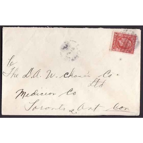 Canada-cover #10259-3c KGV medallion-Lortie, NB- Fe 15 1935 [date inverted]