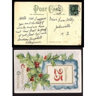 Canada-cover #4628-1c pc-Aldergrove,BC single broken circle-Jan 9 1914