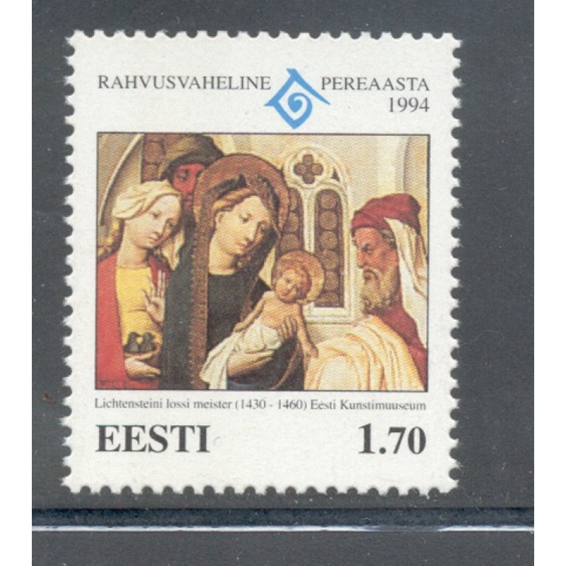 Estonia Sc  281 1994 Year of the Family stamp  mint NH
