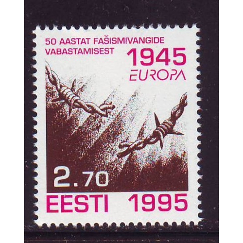 Estonia Sc  290 1995 Europa, Concentration Camps, stamp mint NH